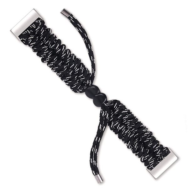 Fitbit Charge 4 / 3 punottu kellonauha - Musta Black