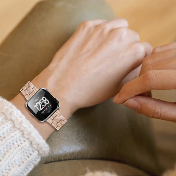 Fitbit Versa 2 / Versa Lite kellon hihna - Silkki Valkoinen White