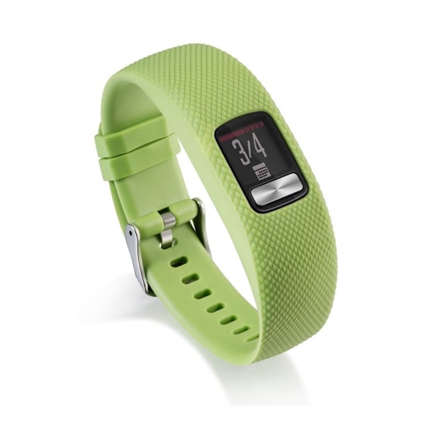 Garmin Vivofit 4 klockarmband träningsklocka i TPE och TPU material halkfri textur - Grön och storlek S Grön