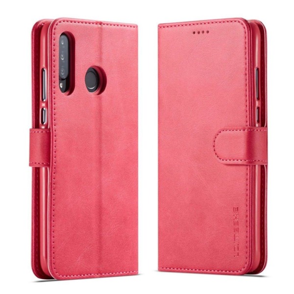 LC.Imeeke läder Huawei P30 Lite fodral - Rosa Rosa