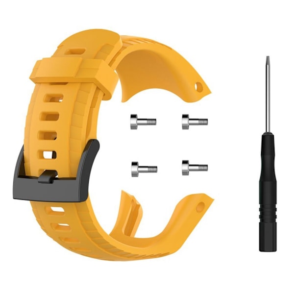 Suunto 5 klockarmband i silikon - Gul Gul