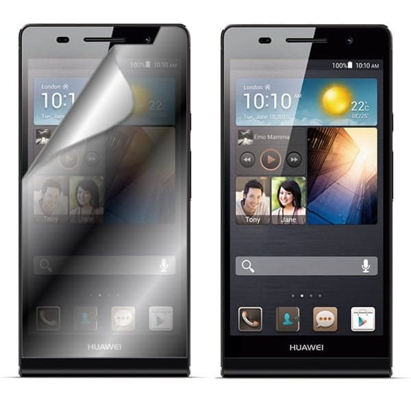 Huawei Ascend P6 Beskyttelsesfilm (Speil) Silver grey