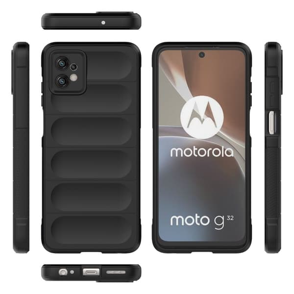 Blødt grebsformet cover til Motorola Moto G32 - Lilla Purple