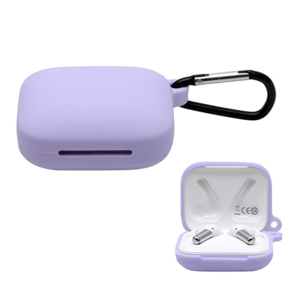 OnePlus Buds Pro silicone case with buckle - Purple Lila