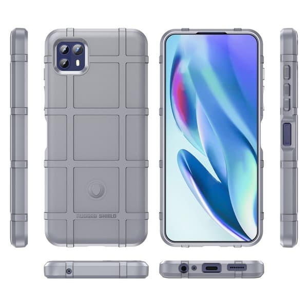 Rugged Shield Suojakotelo Motorola Moto G50 5G - Harmaa Silver grey