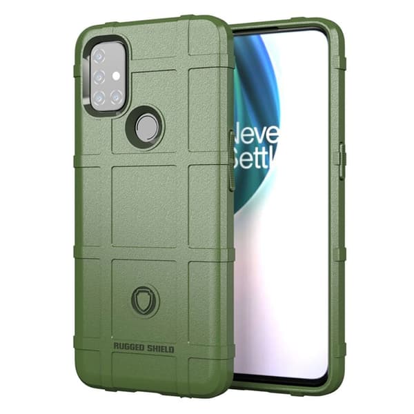 Rugged Shield Etui OnePlus Nord N10 5G - Grønn Green