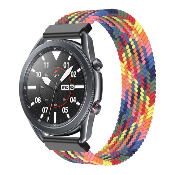 Samsung Galaxy Watch 3 (45mm) elastic nylon watch strap - Colorf multifärg