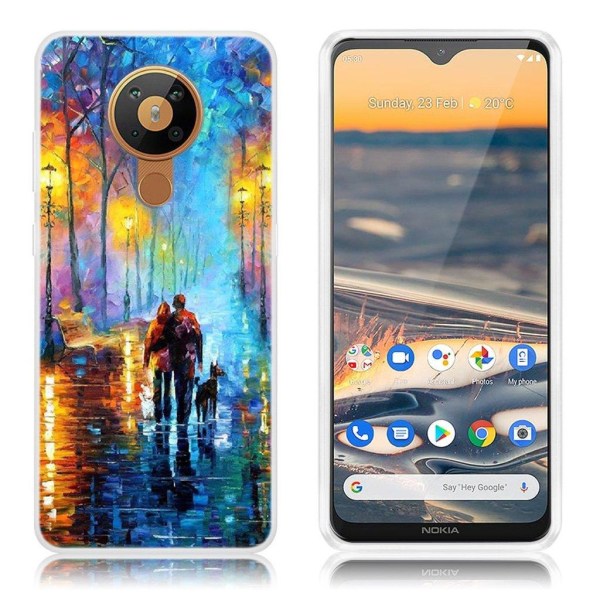 Deco Nokia 5.3 kuoret - Pariskunnat kadulla Multicolor