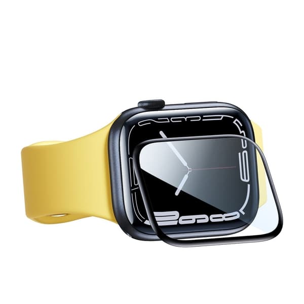 2Pcs BASEUS Apple Watch Series 8 (45mm) HD kirkas näytönsuoja - Musta Black