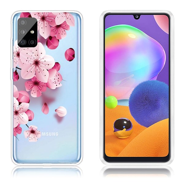 Deco Samsung Galaxy A31 deksel - Sakura Pink
