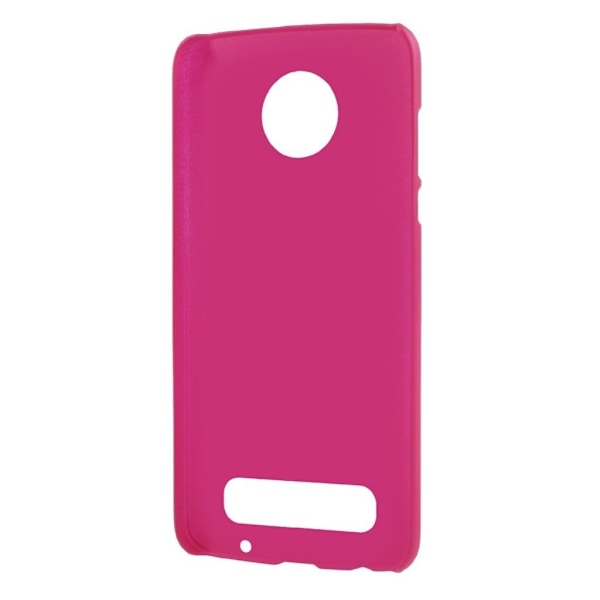 Motorola Moto Z2 Play Modernt enfärgat skal - Rosa Rosa