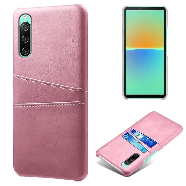 Dual Card Sony Xperia 10 IV deksel - Rose Gull Pink