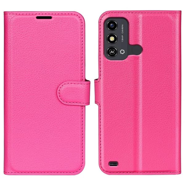Classic ZTE Blade A53 Flip Fodral - Rose Rosa