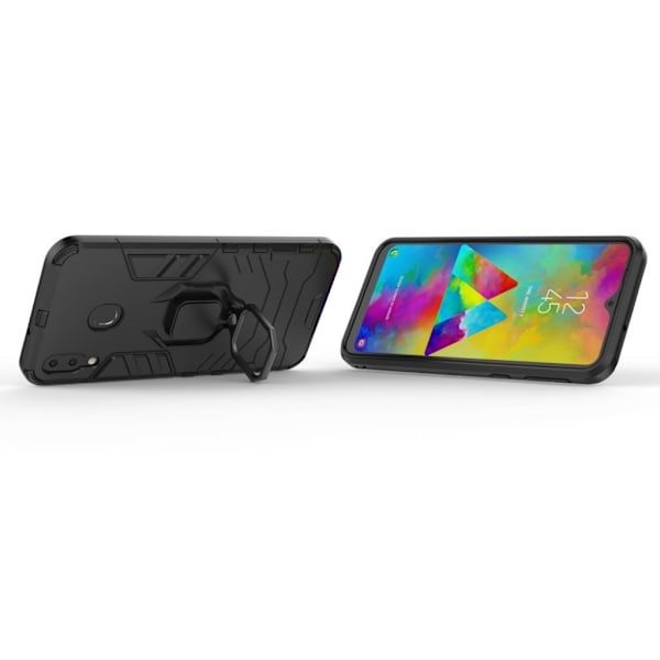 Ring Guard Samsung Galaxy M20 kuoret - Musta Black