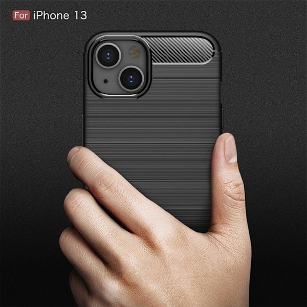 Carbon Flex iPhone 13 cover - Blå Blue