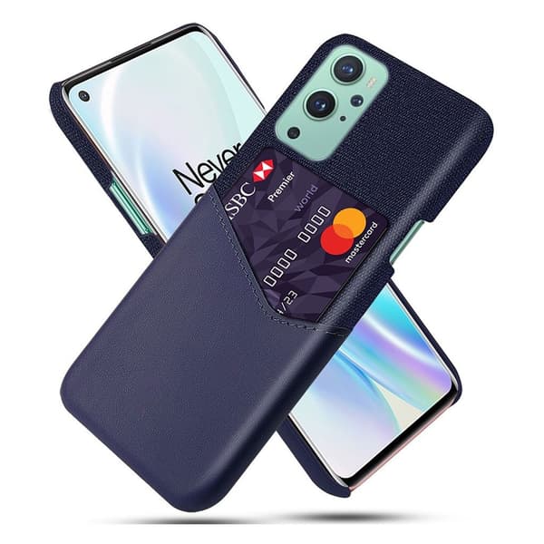 Bofink OnePlus 9 skal med korthållare - Blå Blå