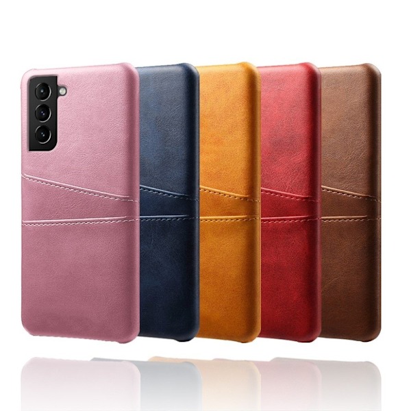 Dual Card Suojakotelo Samsung Galaxy S21 FE - Rose Pink