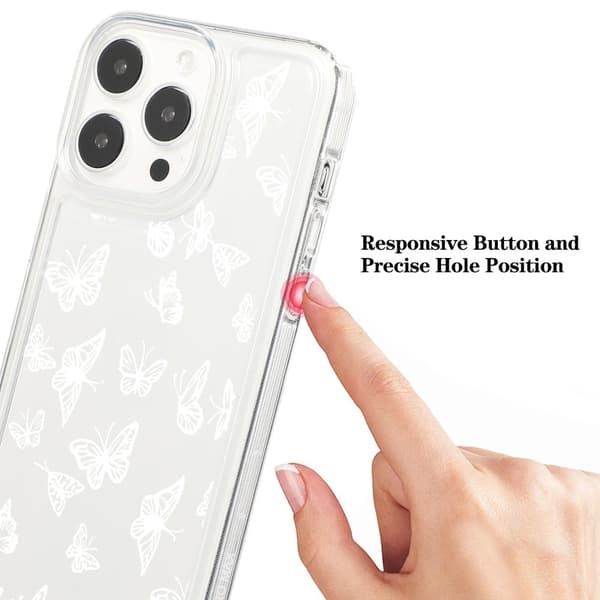 Super tyndt, blødt og holdbart iPhone 15 Pro cover - Style B Transparent