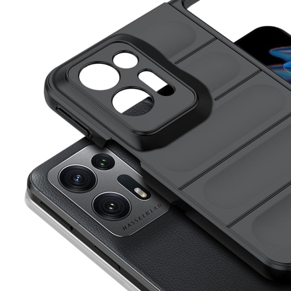 Blødt grebsformet cover til Oppo Find N2 - Blå Blue