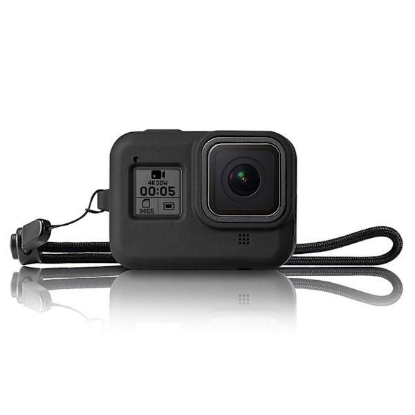 GoPro Hero 8 Black hållbart silikonfodral - Svart Svart