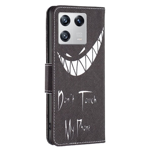 Wonderland Xiaomi 13 Flip Etui - Don't Touch My Phone Black