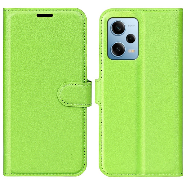 Klassisk Xiaomi Redmi Note 12 Pro Flip Etui - Grøn Green