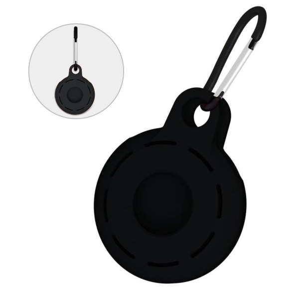 AirTags round shape silicone cover - Black Black