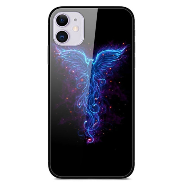 Fantasy iPhone 12 Pro & iPhone 12 cover - Blå Føniks Blue