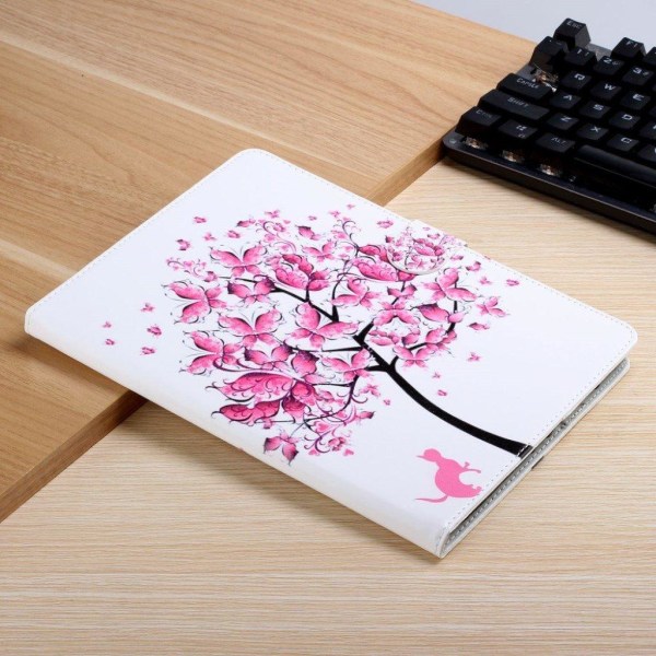 iPad Mini (2019) pattern leather flip case - Butterfly Tree Multicolor