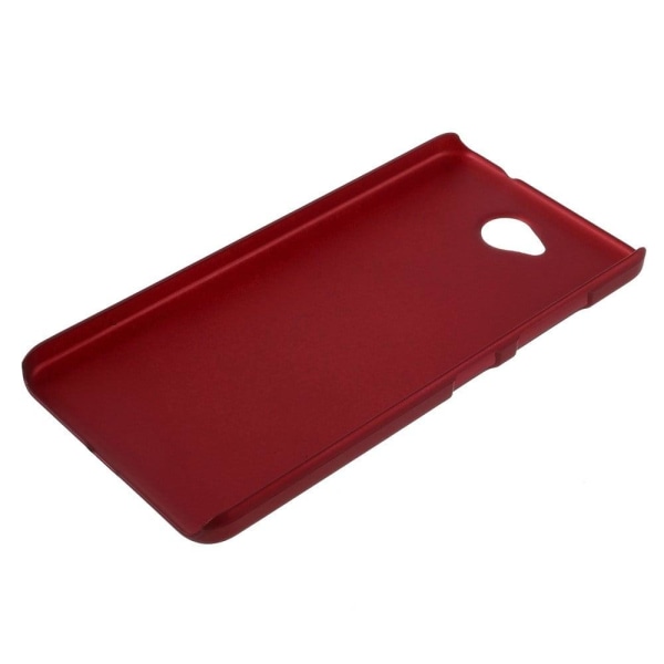 Hårdt cover med gummibelægning til Microsoft Lumia 650 - Rød Red