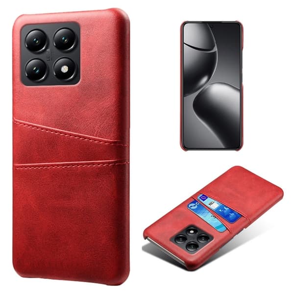 Dual Card Xiaomi 14T cover - Rød Red