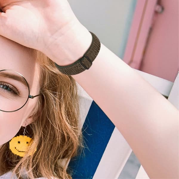 Samsung Galaxy Watch 3 (45mm) / (46mm) elastiskt klockarmband med justerbart spänne - Brun Brun