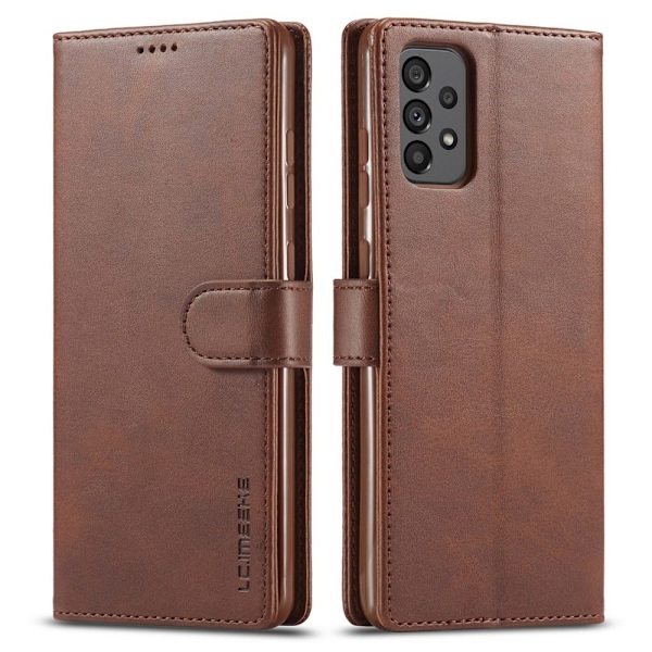 LC.IMEEKE Samsung Galaxy A73 flip etui - Brun Brown