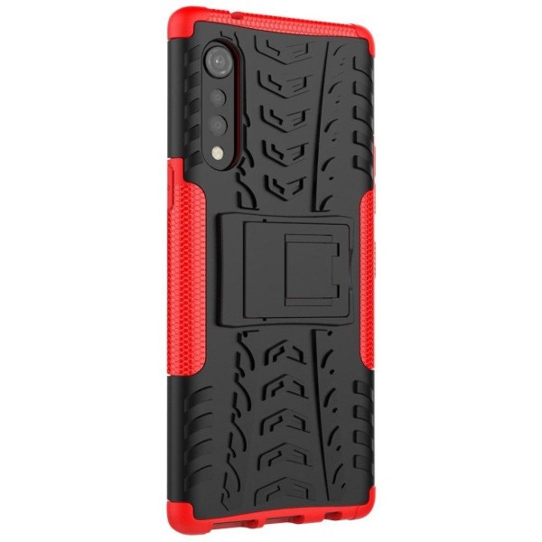 Offroad LG Velvet skal - Röd Röd