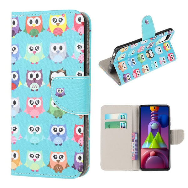 Wonderland Samsung Galaxy M51 Flippetui - Multiple Ugler Multicolor