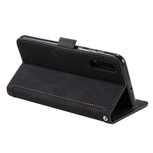 Suburbian läder Samsung Galaxy A50 fodral - Svart Svart