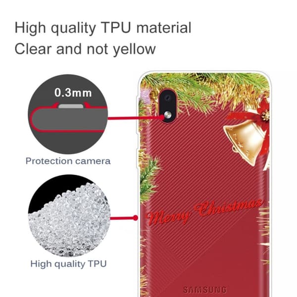 Jul Samsung Galaxy A01 Core-etui - Kristtorn Og Bjelle Gold