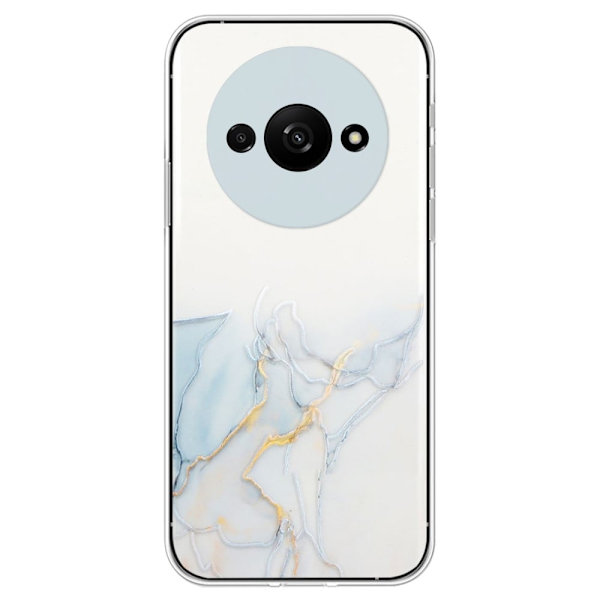 Marble design Xiaomi Redmi A3 kotelot - Harmaa Silver grey
