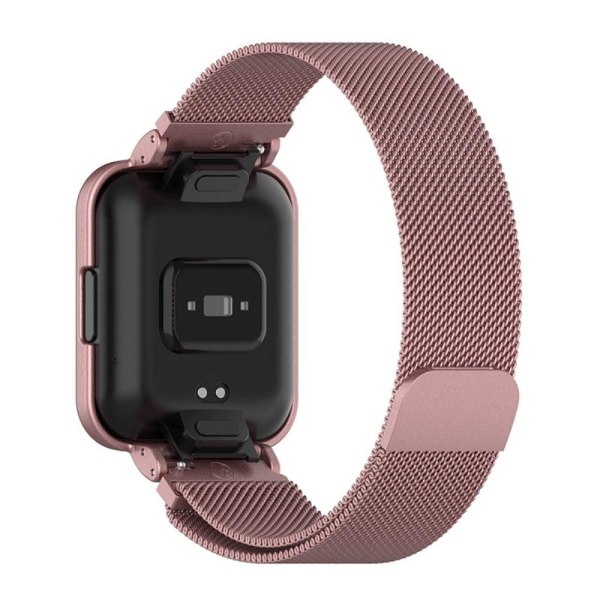 Xiaomi Redmi Watch 2 Lite ruostumattomasta teräksestä valmistettu ranneke - Ruusu Vaaleanpunainen Pink