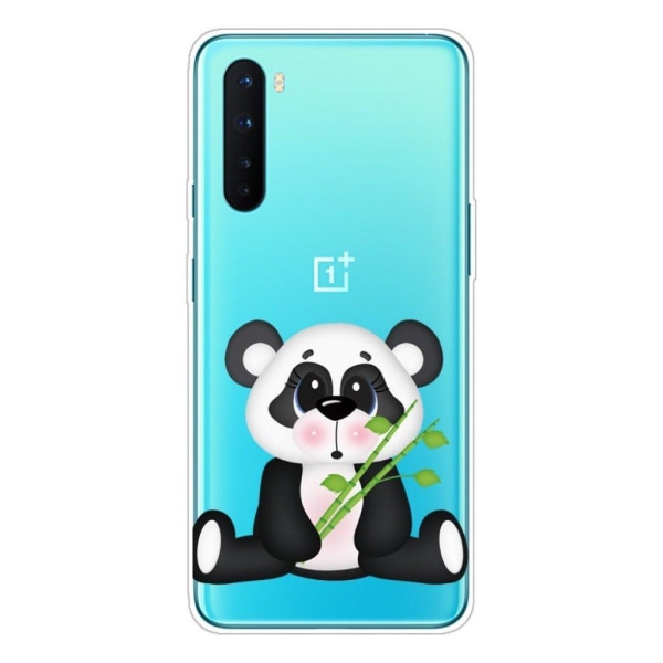 Deco Oneplus Nord Etui - Panda med Bambus White