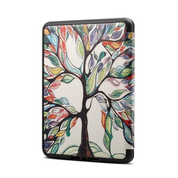 Amazon Kindle Paperwhite 4 (2018) mønstered læder flip etui - Fa Multicolor