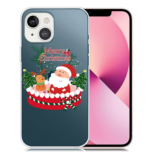 Julfodral till iPhone 13 Mini - Tomte Och Hjort multifärg