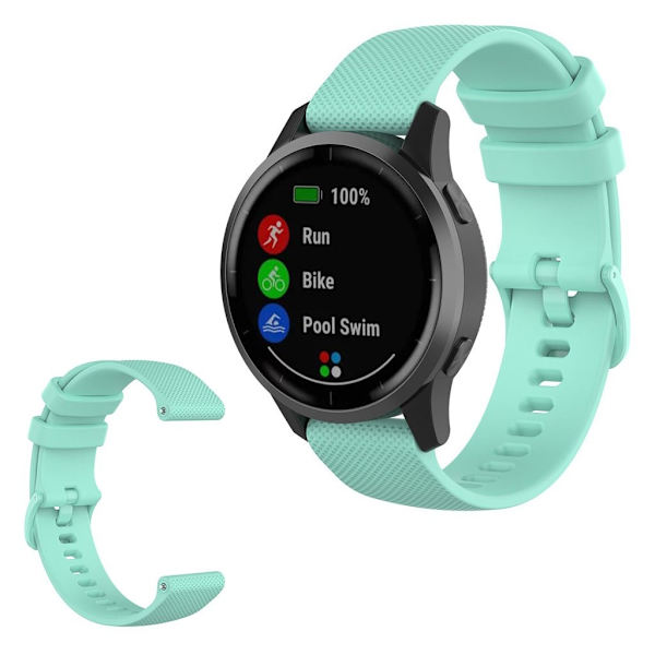Universal enkel silikone-urrem - Cyan Green