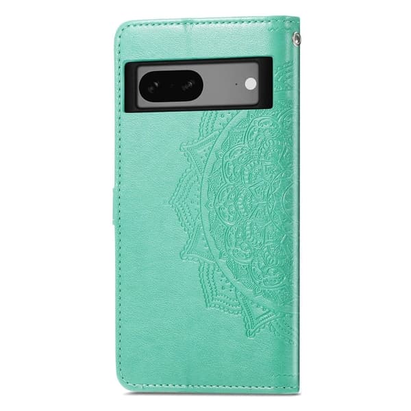 Mandala Google Pixel 7a Flip Etui - Grøn Green