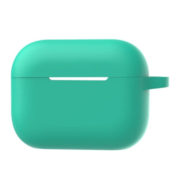AirPods Pro 2 silikonfodral med ringspänne - Cyan Grön