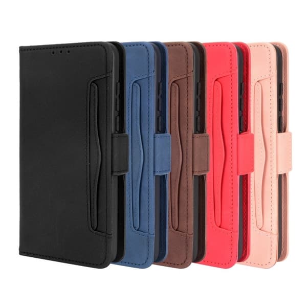 Modern-styled Læder Pung Etui til Alcatel 3l (2021) / 1s (2021) - Brun Brown
