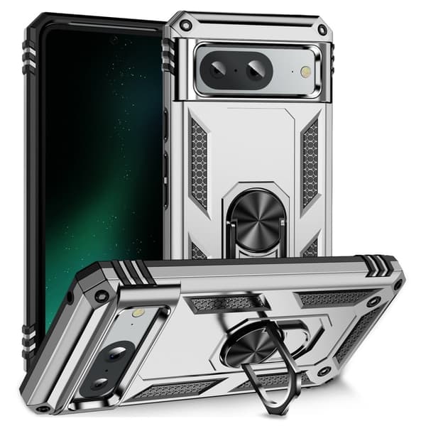 Bofink Combat Google Pixel 8A kotelot - Hopea/Harmaa Silver grey