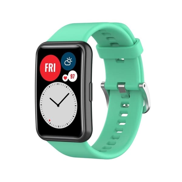 Huawei Watch Fit silikone rem - cyan Green