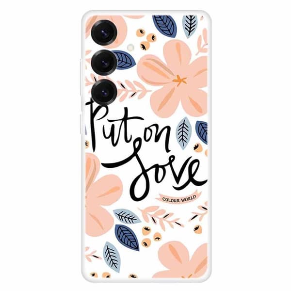Vibe Samsung Galaxy S25 Plus deksel - Ta På Deg Kjærlighet Pink