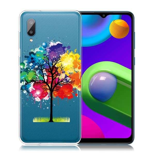 Deco Samsung Galaxy M02 / A02 Etui - Fargerik Tre Multicolor